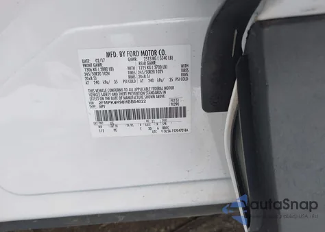 2017 Ford Edge Titanium из США, поврежденный, VIN 2FMPK4K98HBB54022